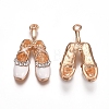 Light Gold Plated Alloy Enamel Pendants PALLOY-TAC0011-15A-2