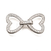 925 Sterling Silver Fold Over Clasps STER-B006-04P-A-1