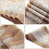 Jute Cloth & Lace Table Runners HULI-PW0002-131A-3