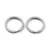 Non-Tarnish 304 Stainless Steel Split Key Rings X-STAS-Q314-01A-P-1