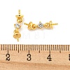 Brass Micro Pave Cubic Zirconia Peg Bails KK-B096-12G-3