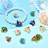 6Pcs 6 Colors Handmade Lampwork Beads LAMP-YW0004-24-4