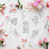 12Pcs 6 Styles Divination Theme 201 Stainless Steel Pendants STAS-DC0012-70-5