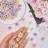 100Pcs Opaque Acrylic Beads MACR-SP0001-35-3