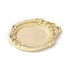 Brass Pendant Cabochon Settings KK-V005-01G-01-2