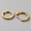 Brass Micro Pave Cubic Zirconia Hoop Earrings EJEW-WH0010-13B-G-2