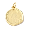 Rack Plating Brass Enamel Pendants KK-R144-01G-03-2
