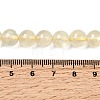 Natural Lemon Quartz(Heated) Beads Strands G-B167-A11-8mm-5