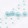 ABS Plastic Imitation Pearl Beaded Trim Garland Strand AJEW-S071-01A-1