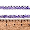 Cubic Zirconia Beads Strands G-G792-47-02C-2