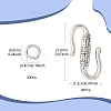 Tibetan Style Alloy S-Hook Clasps FIND-FS0005-25AS-3