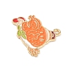 Thanksgiving Day Alloy Enamel Pendants ENAM-I076-01G-06-2