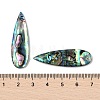 Natural Paua Shell Pendants SSHEL-I026-08A-3