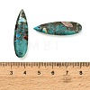 Dyed Synthetic Imperial Jasper Pendants GG-CBAA20A-08C-3