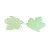 Baking Paint Transparent Glass Pendants DGLA-N014-11A-02-2