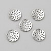 Iron Finger Ring Brooch Sieve Findings IFIN-WH0065-62A-P-1