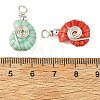 Handmade Porcelain Pendants PALLOY-JF05988-01-3