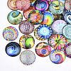 Flat Back Glass Cabochons GGLA-S047-04A-10mm-2