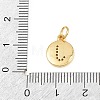 Brass Micro Pave Clear Cubic Zirconia Charms CU-CBA56CE-12G-J-3