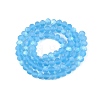 Transparent Glass Beads Strands EGLA-A044-T6mm-MB08-3