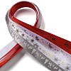 10M  5 Colors Hot Stamping Christmas Polyester Ribbons Set X1-OCOR-Q026-02-3