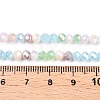 Electroplate Glass Beads Strands GLAA-T023-B16-02-4