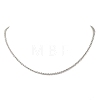 304 Stainless Steel Rolo Chain Necklaces NJEW-JN05772-2