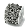 304 Stainless Steel Oval Link Chains CHS-K018-08P-3