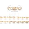 Real 18K Gold Plated Brass Bar Link Chains CHC-R126-08G-1