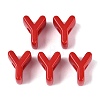 Opaque Acrylic European Beads OACR-M027-01Y-15-1