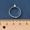 Adjustable Brass Cup Peg Ring Settings For Half-drilled Beads KK-K414-02C-S-3