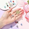 24Pcs 8 Styles Handmade Lampwork Beads LAMP-FS0001-79-4
