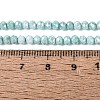 Anti-Tarnish Dyed Rondelle Glass Beads Strands LS-EGLA-T021-3mm-17-06-4