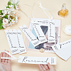 108Pcs Rectangle Paper Reserve Seat Tags Card AJEW-GO0005-34-3