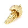 Brass Micro Pave Cubic Zirconia Pendants X-KK-U058-52G-2