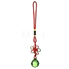 Glass Round Ball Hanging Ornaments HJEW-Z006-01E-1