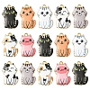14Pcs 7 Colors Rack Plating Alloy Enamel Pendants FIND-FS0003-05-1
