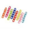 Opaque Acrylic Linking Rings OACR-T024-02-G-2