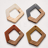 Resin & Wood Pendants X-RESI-S384-004A-1