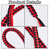 Two Tone Graduation Ribbon Leis FIND-WH0423-78E-6