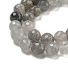 Natural Cloudy Quartz Beads Strands G-E571-A08-02-4