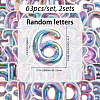 2Sets PP Plastic Self Adhesive Stickers STIC-SP0001-21-2