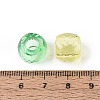 Transparent Acrylic European Beads OACR-Q200-09-4