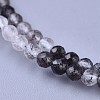 Natural Rutilated Quartz Beaded Necklaces NJEW-K114-B-A05-2