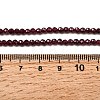 Natural Garnet Beads Strands X-G-I341-09B-01-4