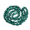 Opaque Glass Beads Strands GLAA-N073-01E-2