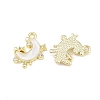 Alloy Crystal Rhinestone Pendants AL-CBA8C77-01D-G-2