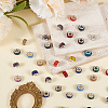 400Pcs 20 Colors Handmade Polymer Clay Rhinestone European Beads CPDL-PA0001-01B-4