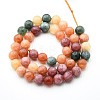 Natural Quartz Beads Strands G-N355-8mm-18-2