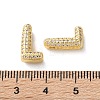 Rack Plating Brass Micro Pave Cubic Zirconia Slide Charms KK-C084-34G-L-3